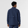 Layers Men's Soft Shell Scrub Jacket Navy back view