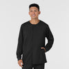 Boundless Men’s Warm-Up Scrub Jacket Black