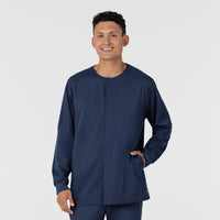 Boundless Men’s Warm-Up Scrub Jacket Navy