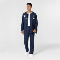 Boundless Men’s Warm-Up Scrub Jacket Navy full scrub set
