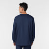 Boundless Men’s Warm-Up Scrub Jacket Navy back view