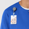 Boundless Men’s Warm-Up Scrub Jacket Royal side detail 1