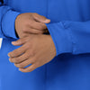 Boundless Men’s Warm-Up Scrub Jacket Royal hemline detail