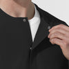 NURTUR Unisex Warm-Up Scrub Jacket - Black collar