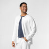 NURTUR Unisex Warm-Up Scrub Jacket - White
