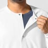 NURTUR Unisex Warm-Up Scrub Jacket - White