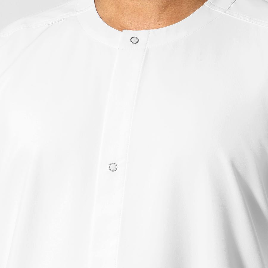 NURTUR Unisex Warm-Up Scrub Jacket - White