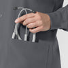 NURTUR Unisex Warm-Up Scrub Jacket - Pewter side pocket