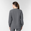 NURTUR Unisex Warm-Up Scrub Jacket - Pewter back