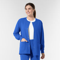 NURTUR Unisex Warm-Up Scrub Jacket - Royal