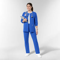NURTUR Unisex Warm-Up Scrub Jacket - Royal scrub set