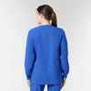 NURTUR Unisex Warm-Up Scrub Jacket - Royal back