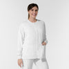 NURTUR Unisex Warm-Up Scrub Jacket - White