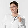 NURTUR Unisex Warm-Up Scrub Jacket - White