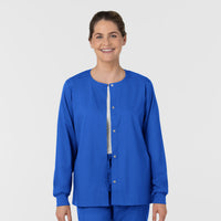 Boundless Women’s Warm-Up Scrub Jacket Royal