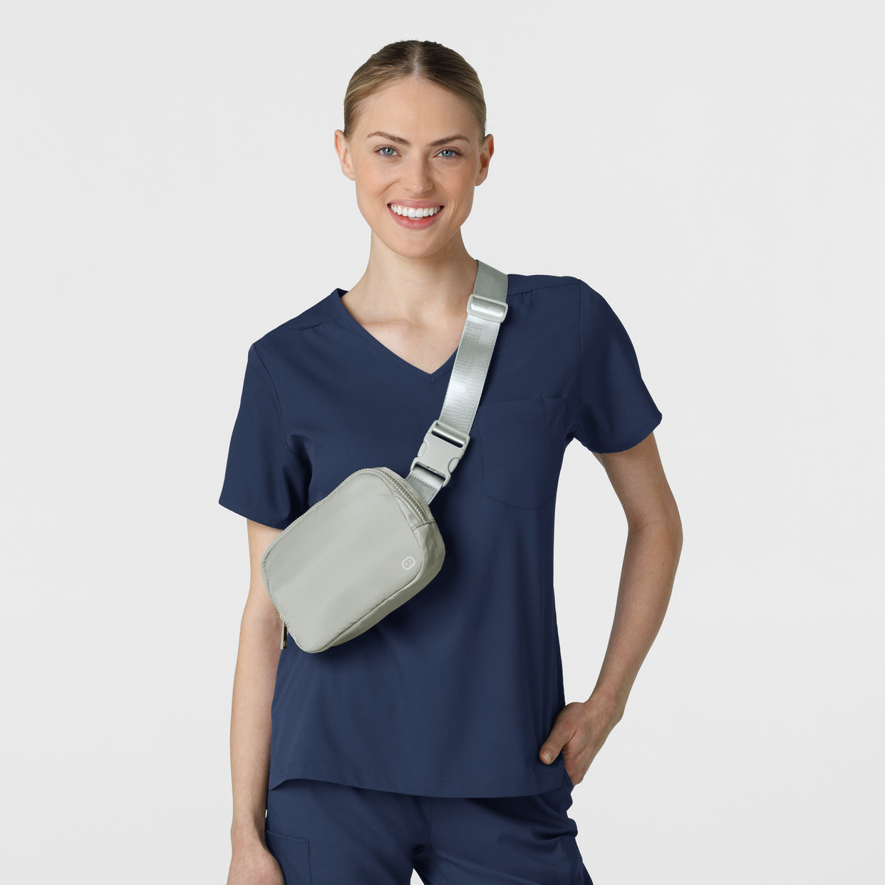 Nurse Bag Silver Gray