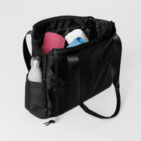 Women's Tote Bag - water bottle pocket