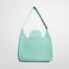 Women’s Crescent Bag Aruba Blue front detail