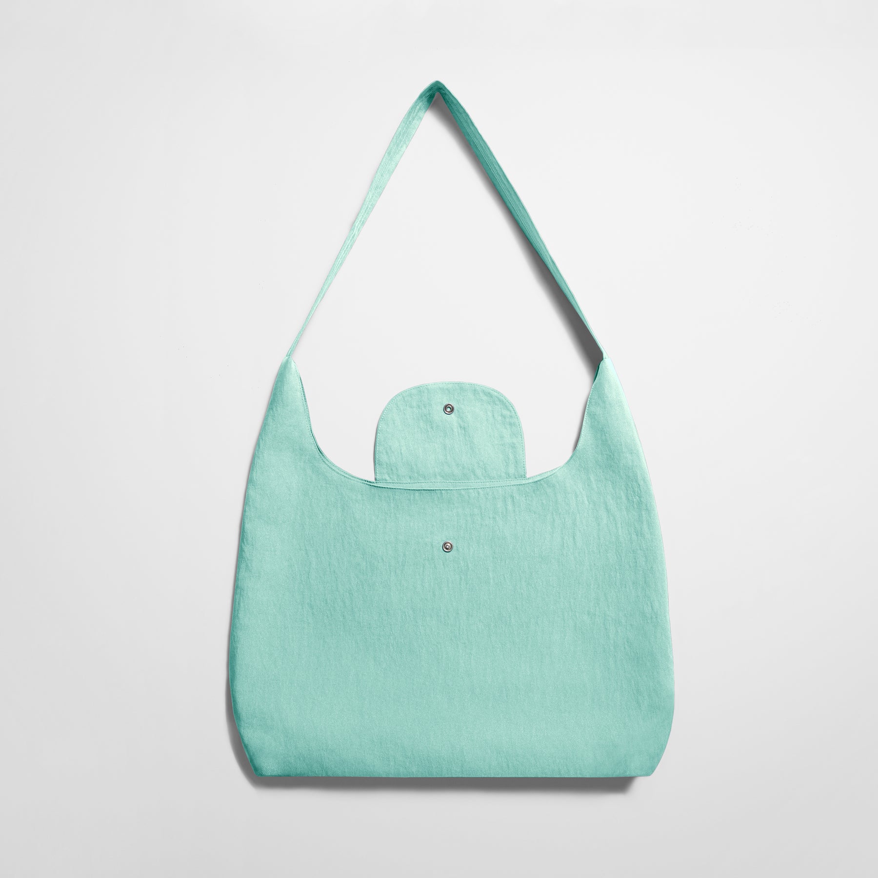 Women’s Crescent Bag Aruba Blue front detail