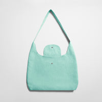 Women’s Crescent Bag Aruba Blue front detail