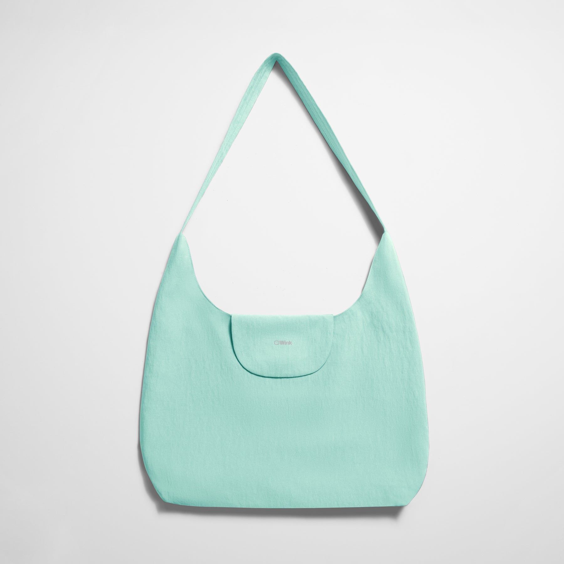Women’s Crescent Bag Aruba Blue front detail 1