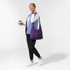 Women’s Crescent Bag Eggplant full scrub set