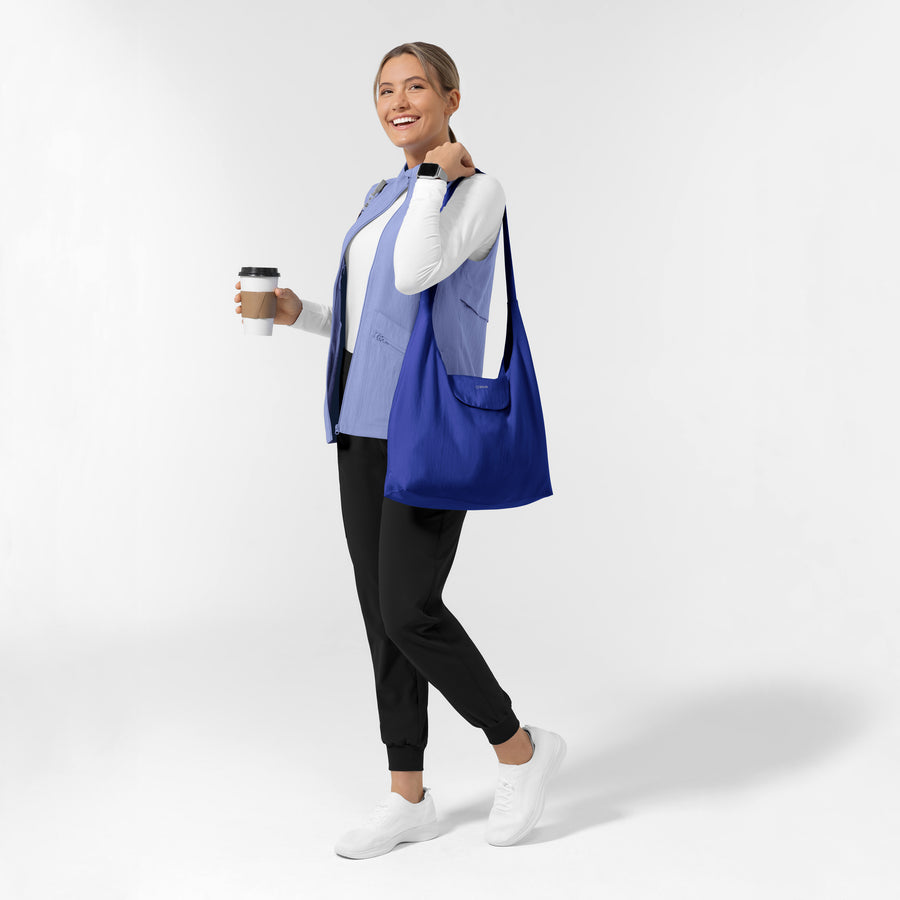 Women’s Crescent Bag Galaxy Blue full scrub set