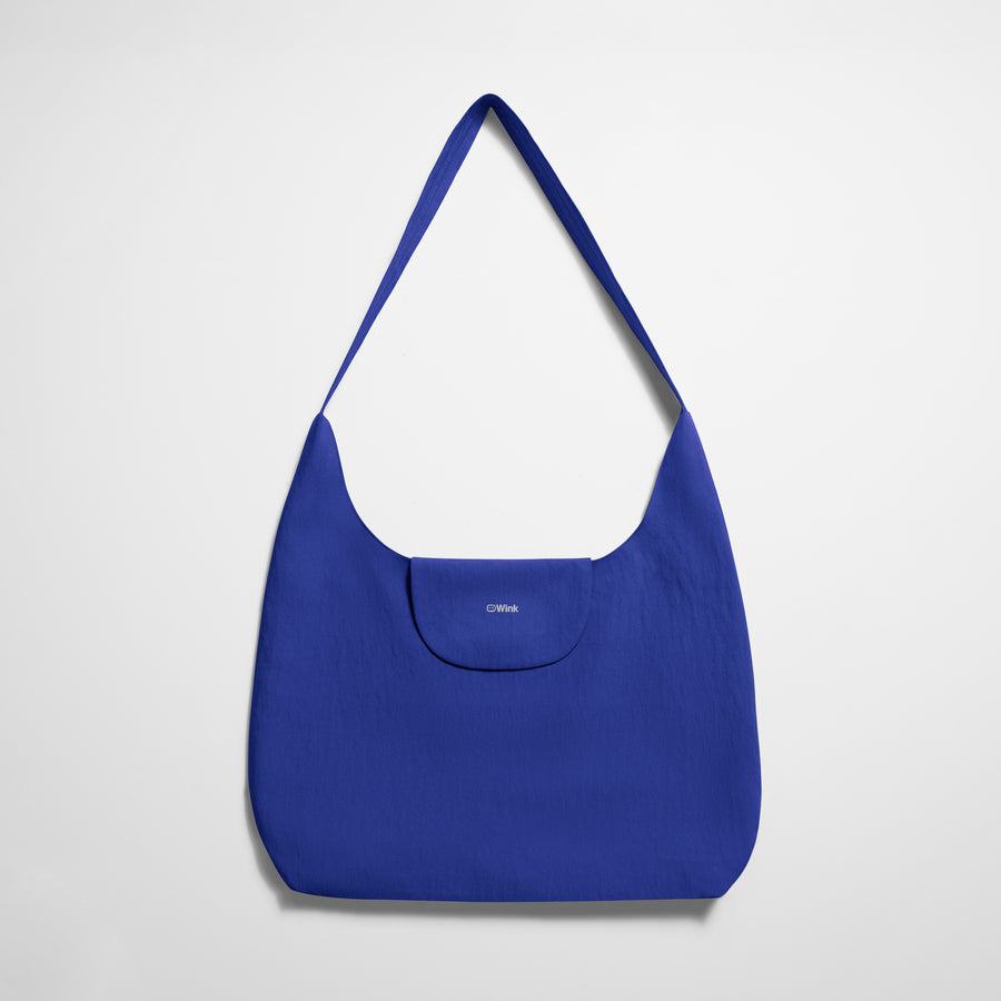 Women’s Crescent Bag Galaxy Blue front detail 1