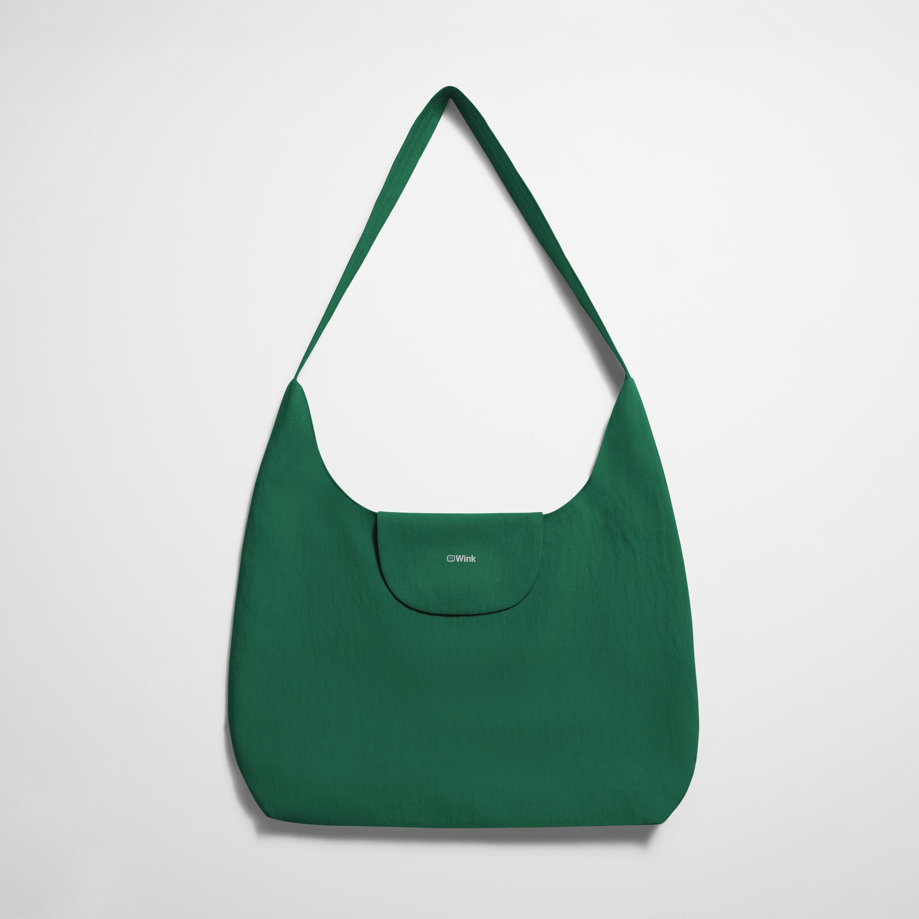 Women’s Crescent Bag Hunter Green front detail 1