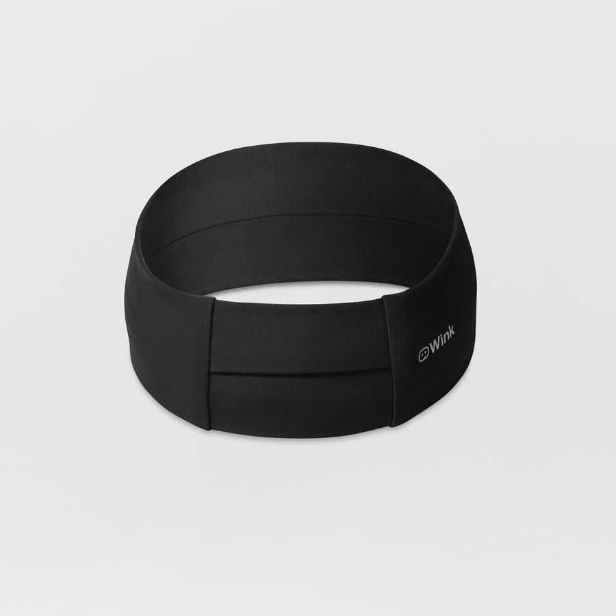 Ponytail Headband Black back 