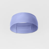 Ponytail Headband - Ceil Blue front view