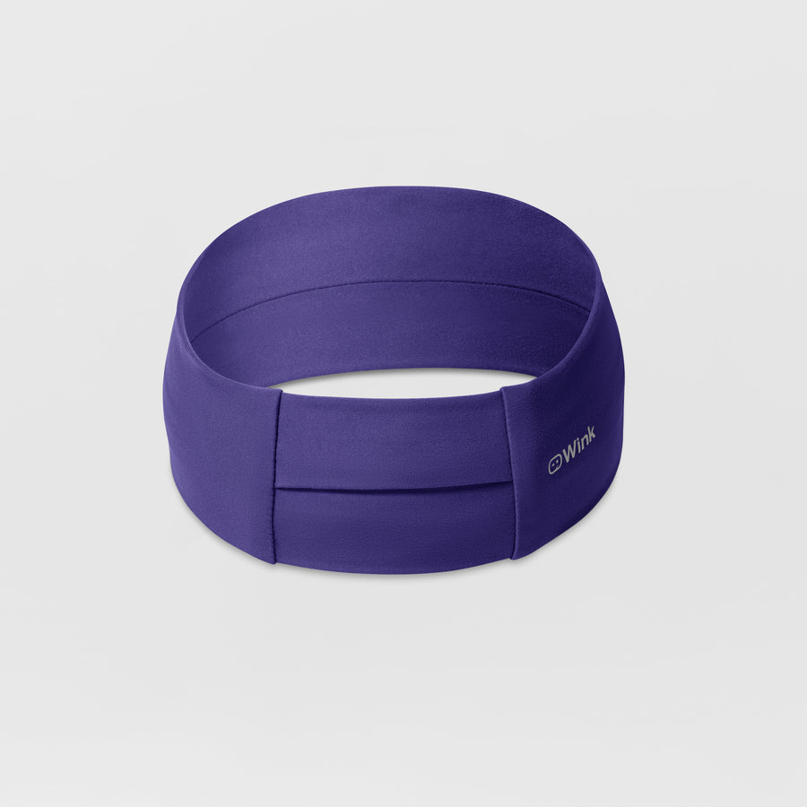 Ponytail Headband - Grape back