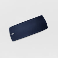Ponytail Headband - Navy side view