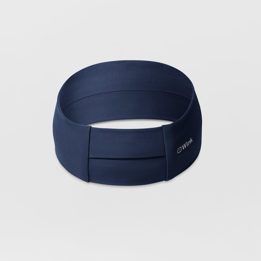 Ponytail Headband - Navy back