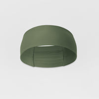 Ponytail Headband - Olive front