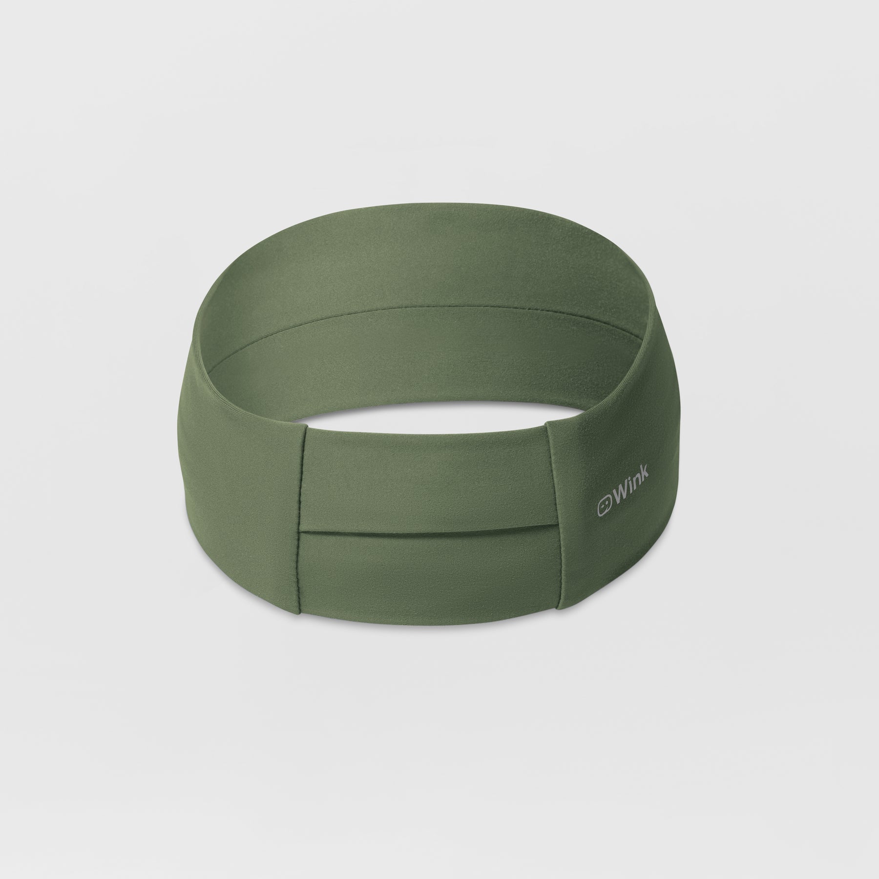 Ponytail Headband - Olive back 
