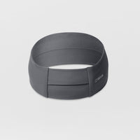 Ponytail Headband - Pewter back view