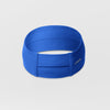 Ponytail Headband - Royal front back