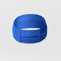 Ponytail Headband - Royal front back