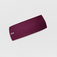 Ponytail Headband - Wine side view