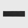 Ponytail Headband Black laydown