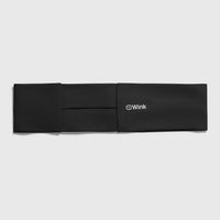Ponytail Headband Black laydown back