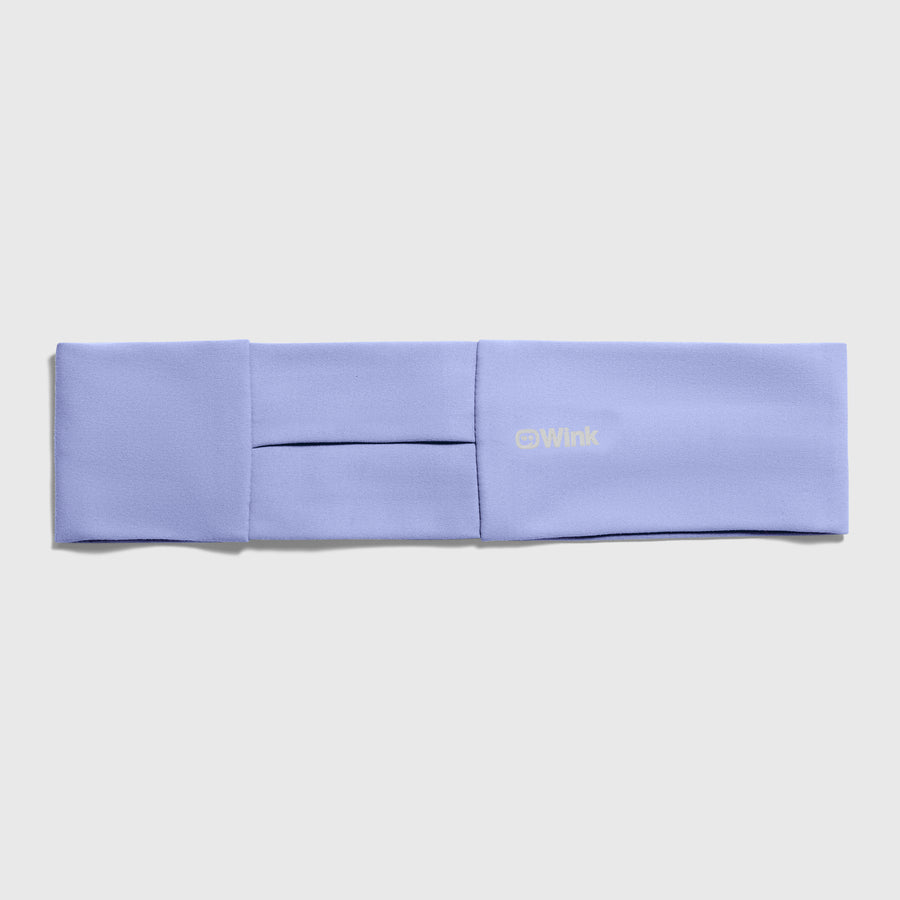 Ponytail Headband - Ceil Blue back