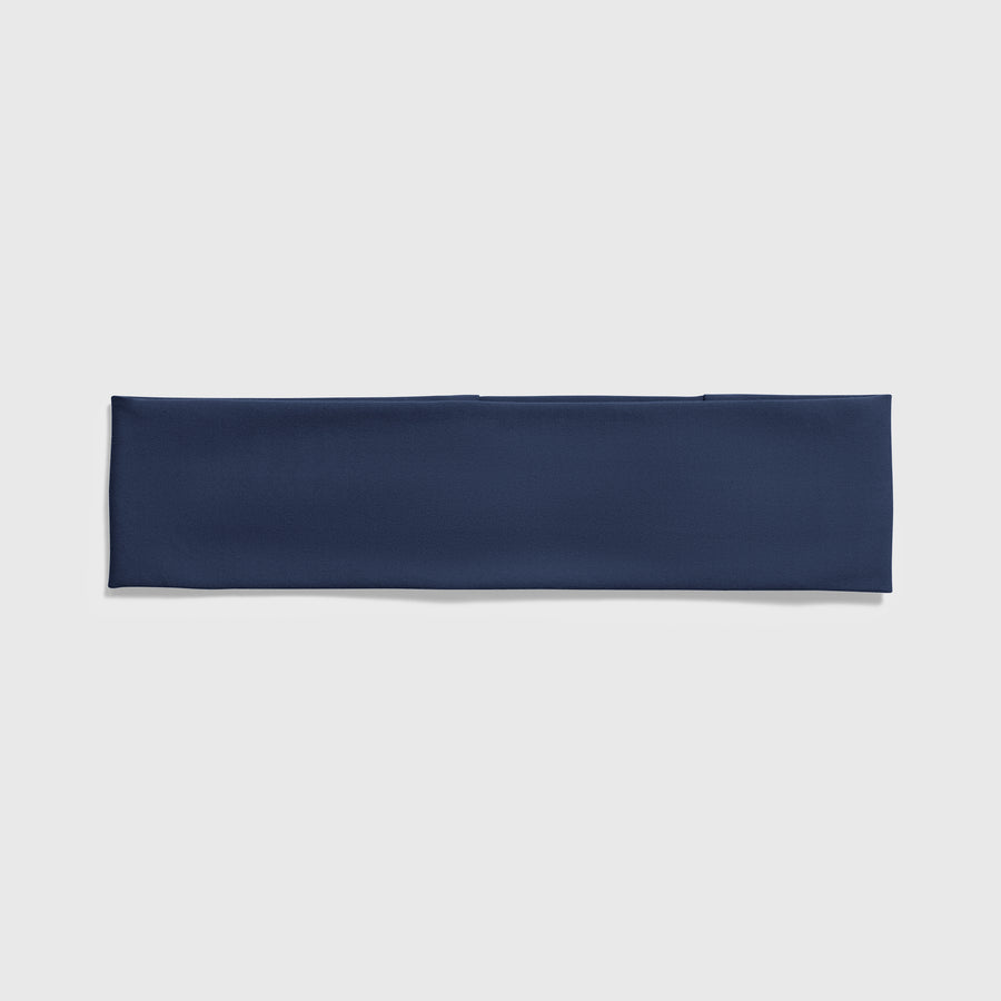 Ponytail Headband - Navy front