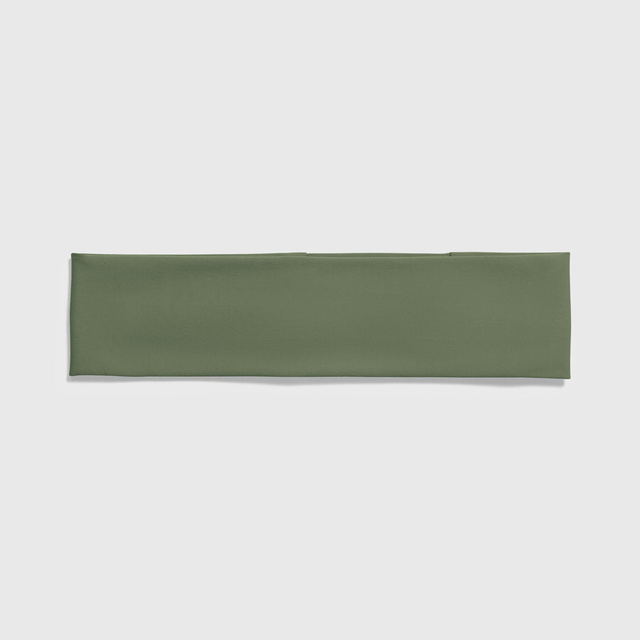 Ponytail Headband - Olive front