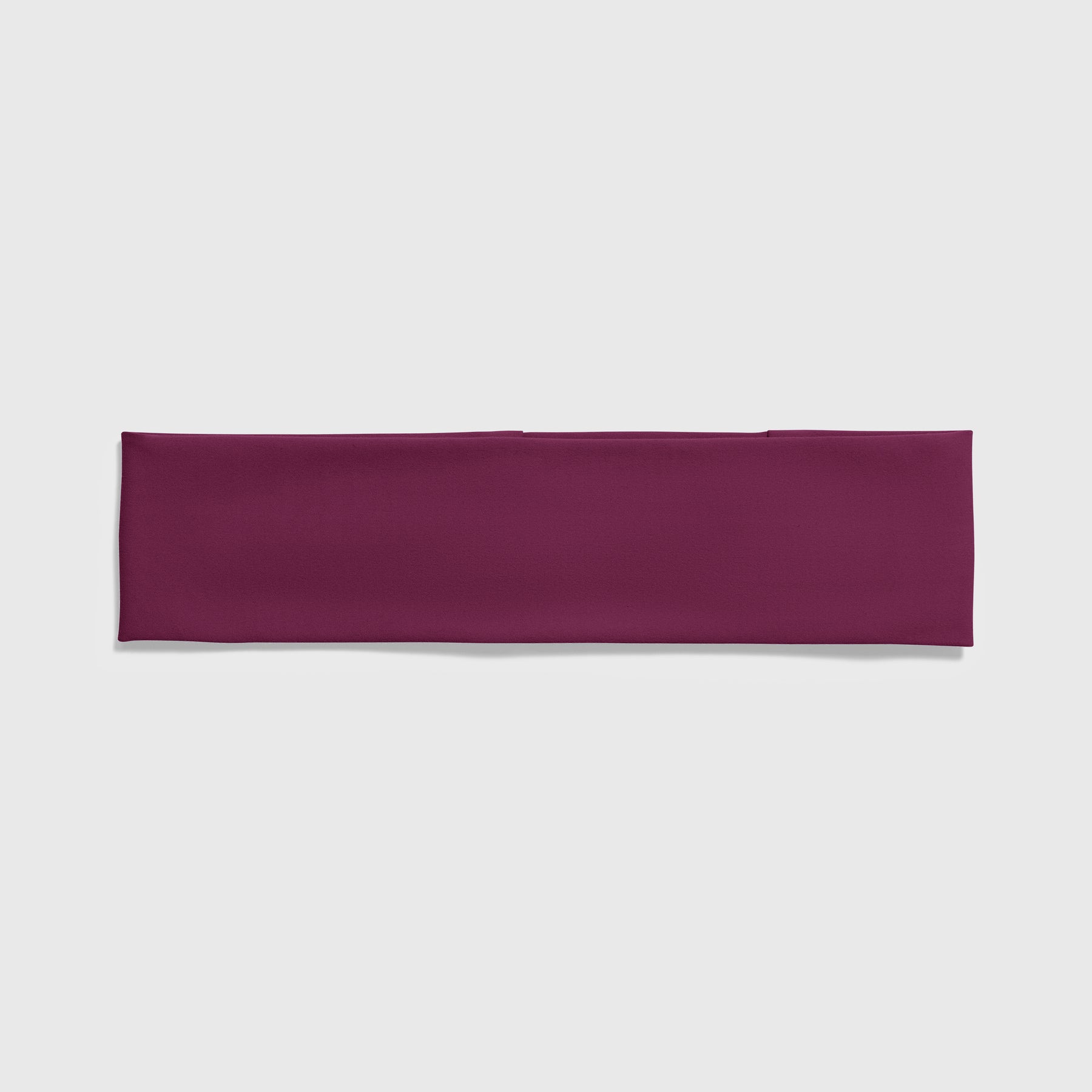 Ponytail Headband - Wine front view