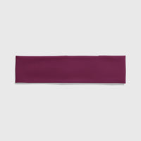 Ponytail Headband - Wine front view