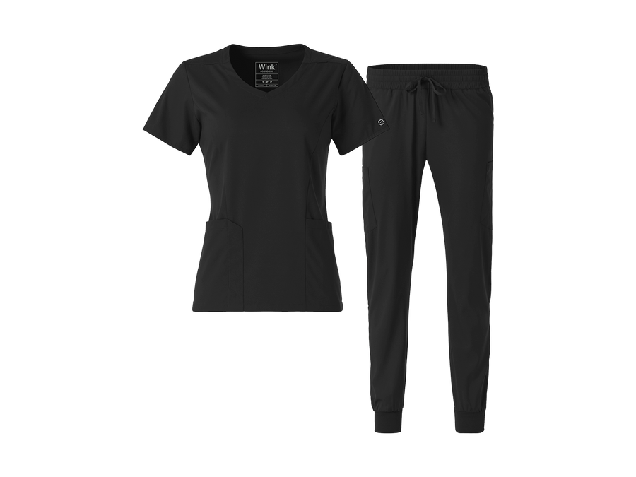 Boundless V-Neck Jogger Scrub Set
