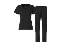 Boundless V-Neck Wide Leg Scrub Set
