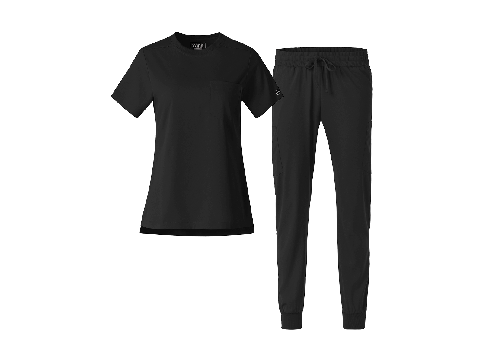 Boundless Crew Neck Jogger Scrub Set